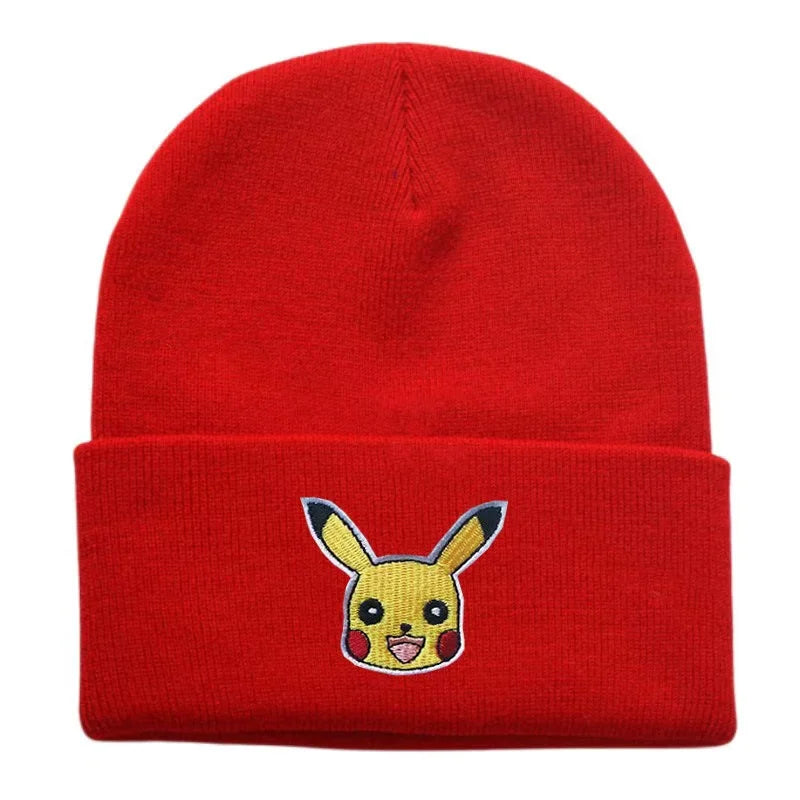 Pokémon Embroidered Beanie – Anime Winter Hat