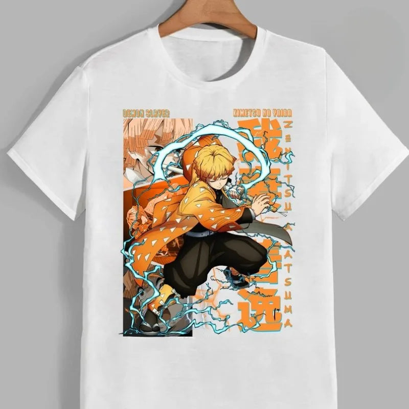 Zenitsu Agatsuma T-Shirt – Demon Slayer Streetwear Tee