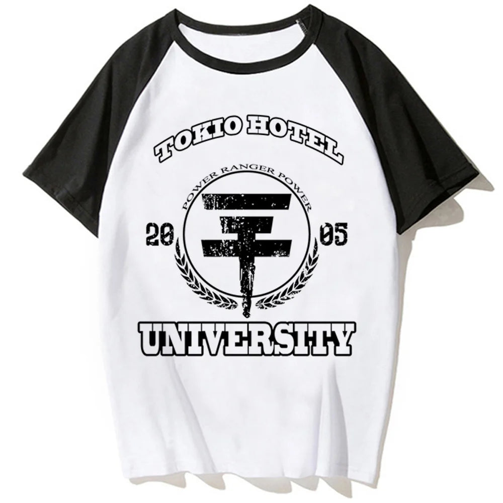 Tokio Hotel Y2K Graphic Tee – Women's 2000s Top