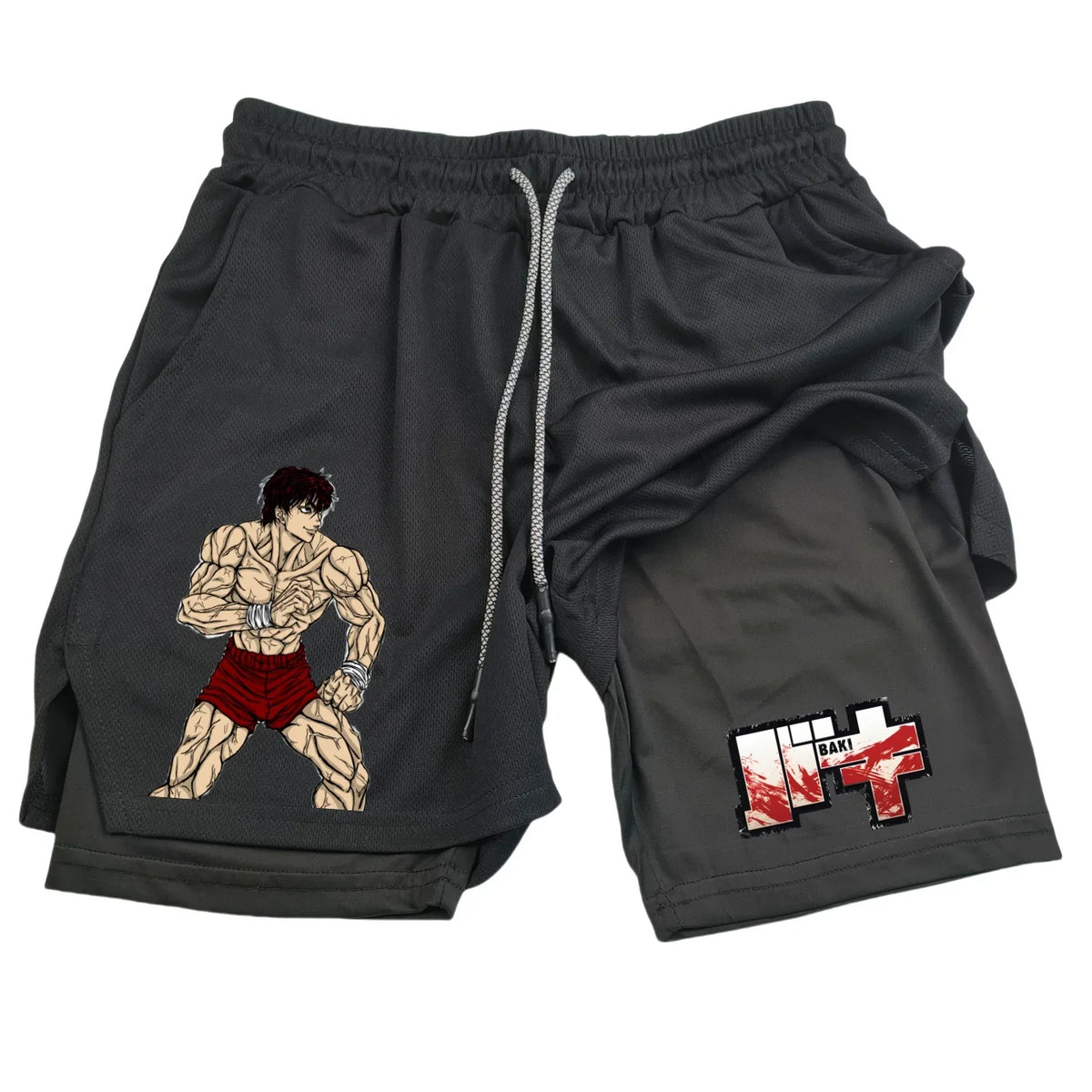 Baki Hanma Gym Shorts – Anime Fitness Shorts