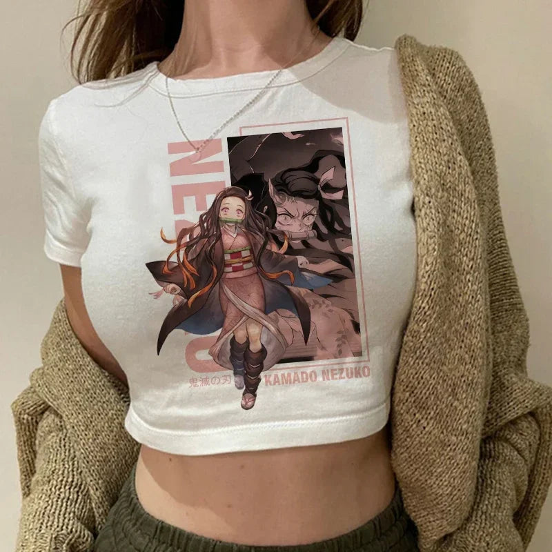 Demon Slayer Nezuko Crop Top