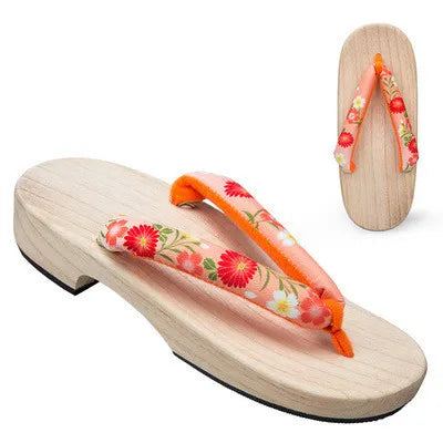 Tanjiro & Nezuko Wooden Geta – Demon Slayer Cosplay Sandals