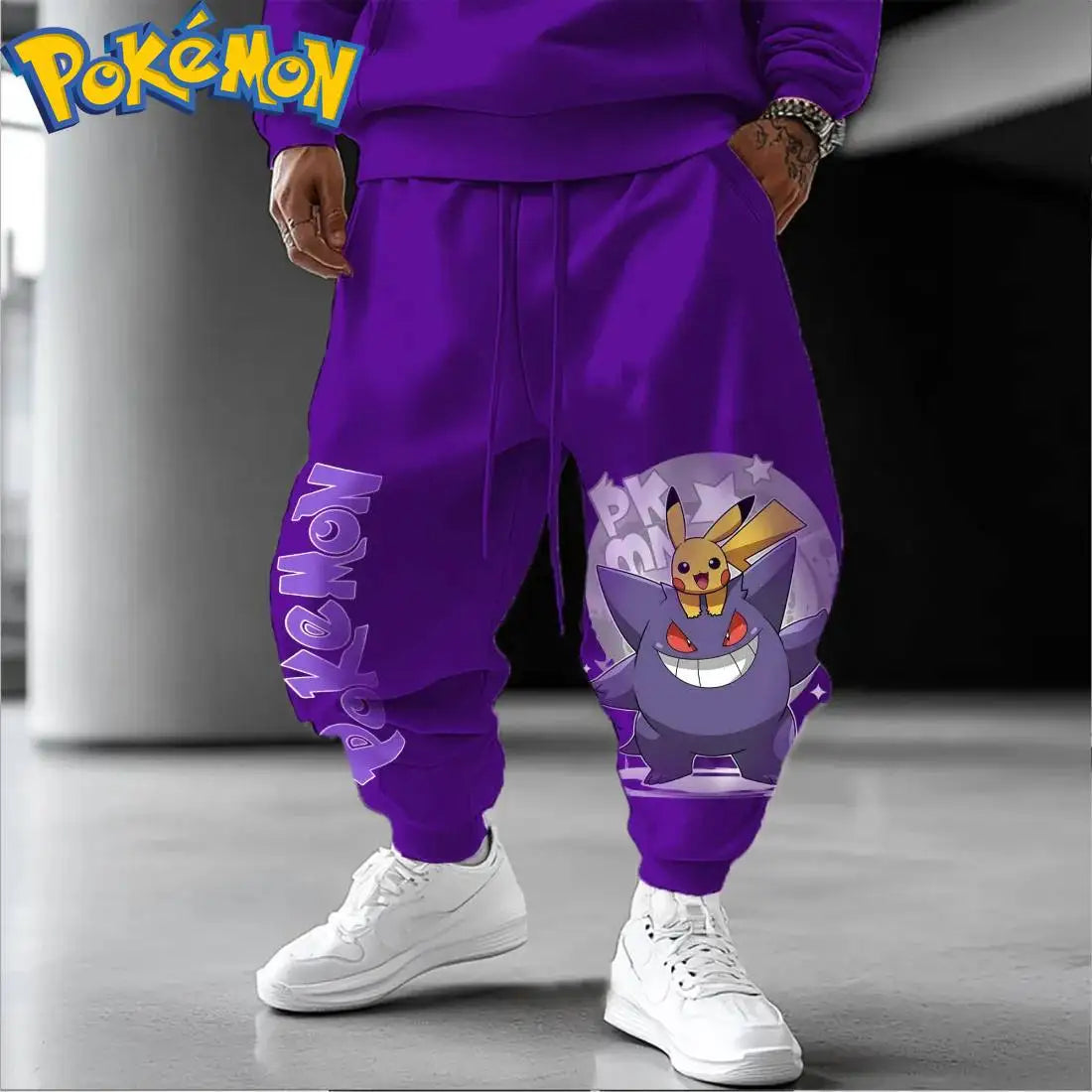 Pokemon Gengar & Pikachu Hoodie Set