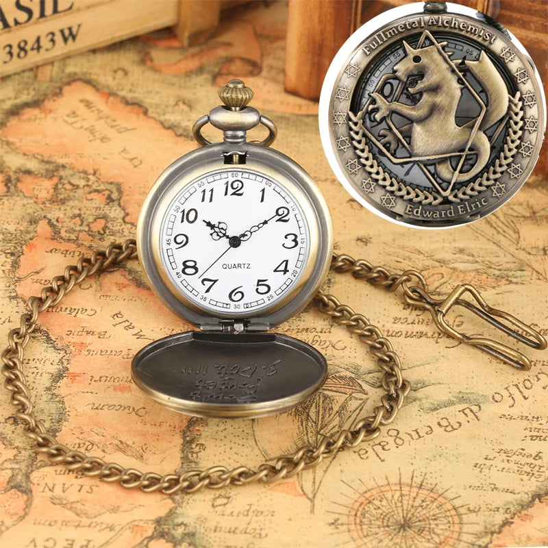 Edward Elric Pocket Watch Necklace – Fullmetal Alchemist