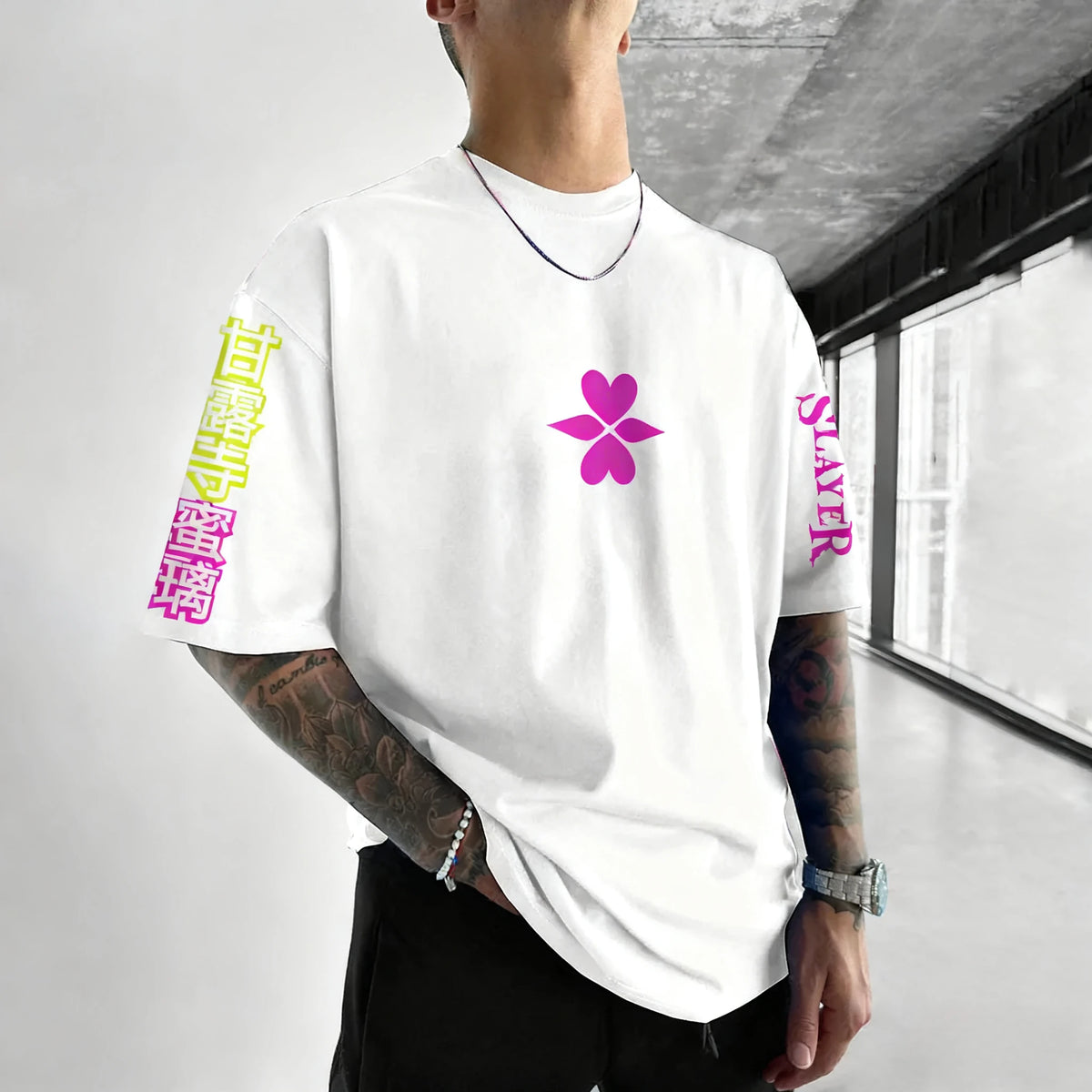 Demon Slayer Co-Branded T-Shirt – Harajuku Anime Tee