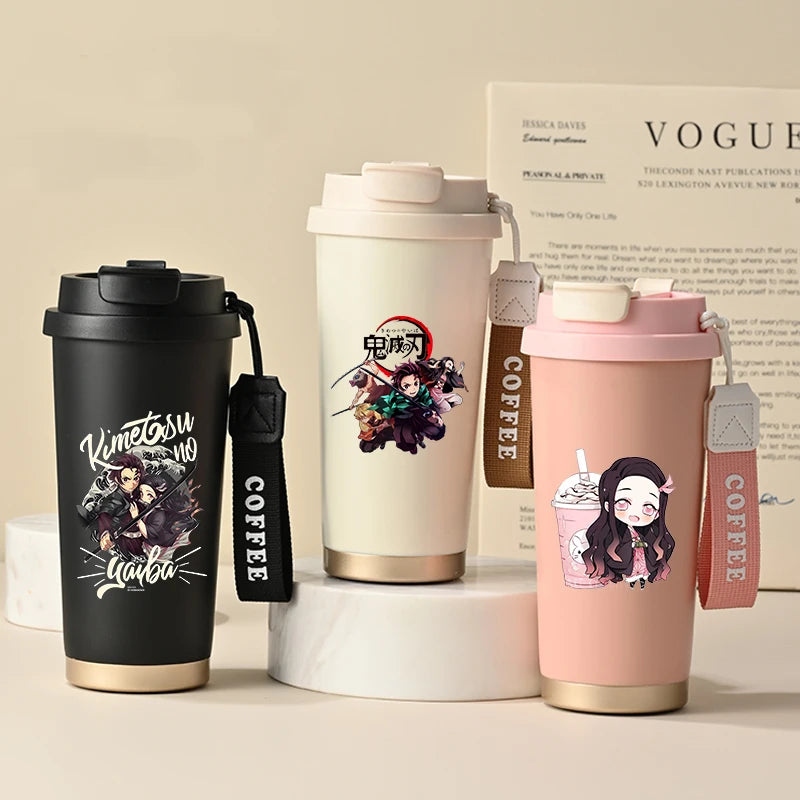 Demon Slayer Stainless Steel Tumbler – Anime Water Bottle