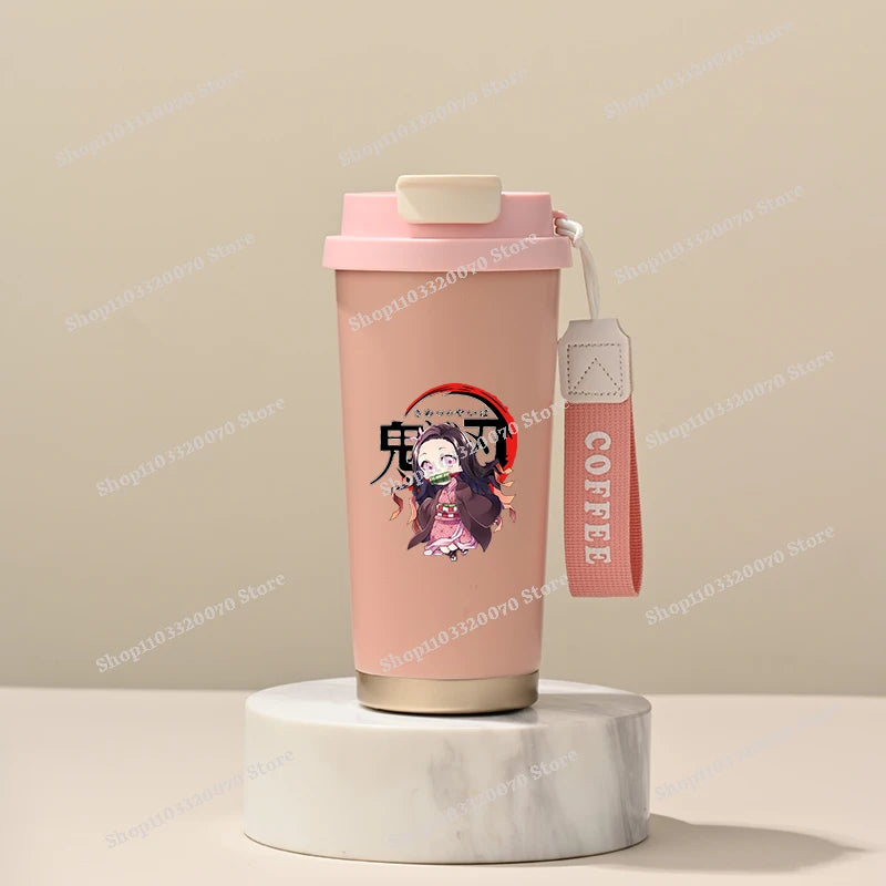 Demon Slayer Stainless Steel Tumbler – Anime Water Bottle