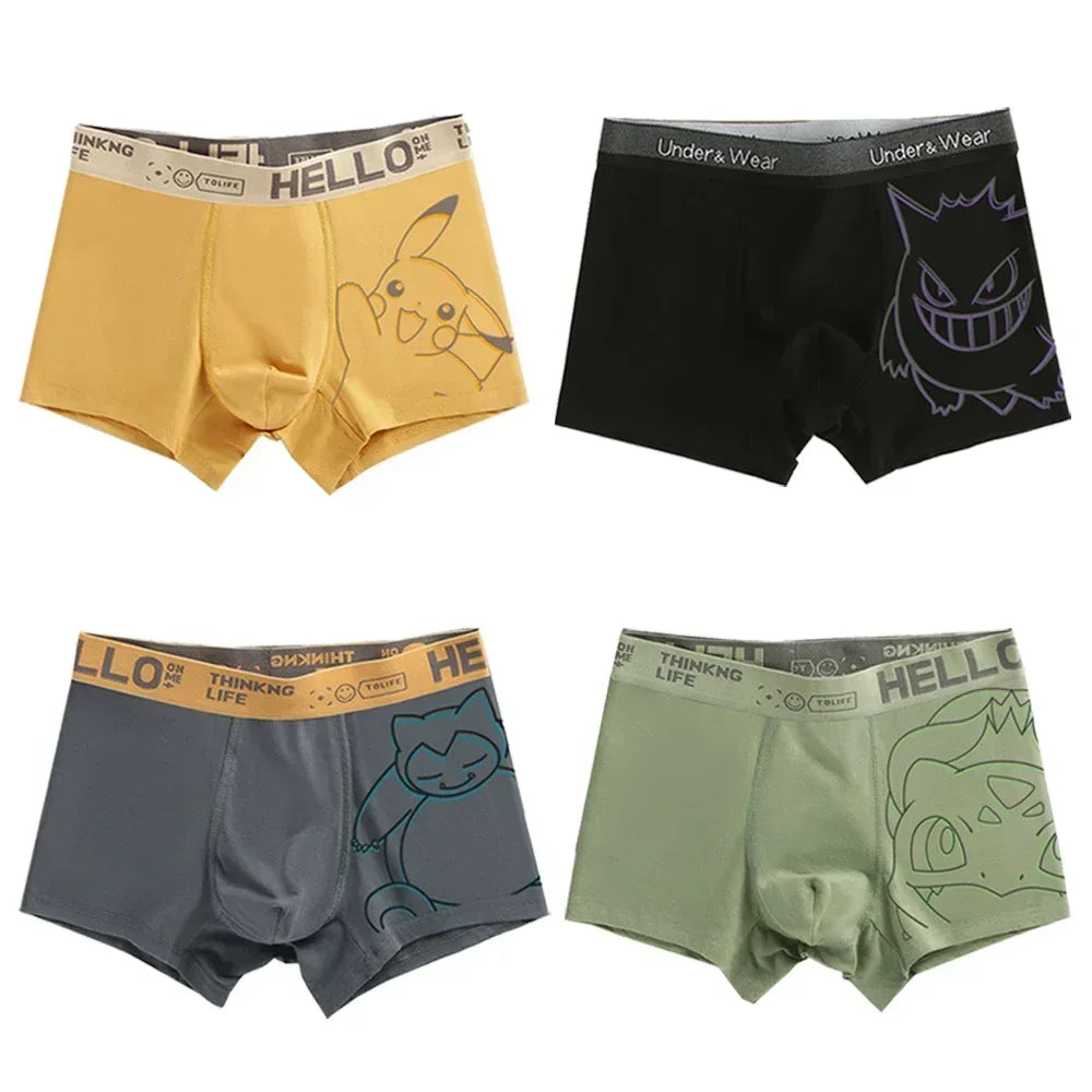 Pokémon Boxer Briefs – Charizard, Pikachu & Gengar