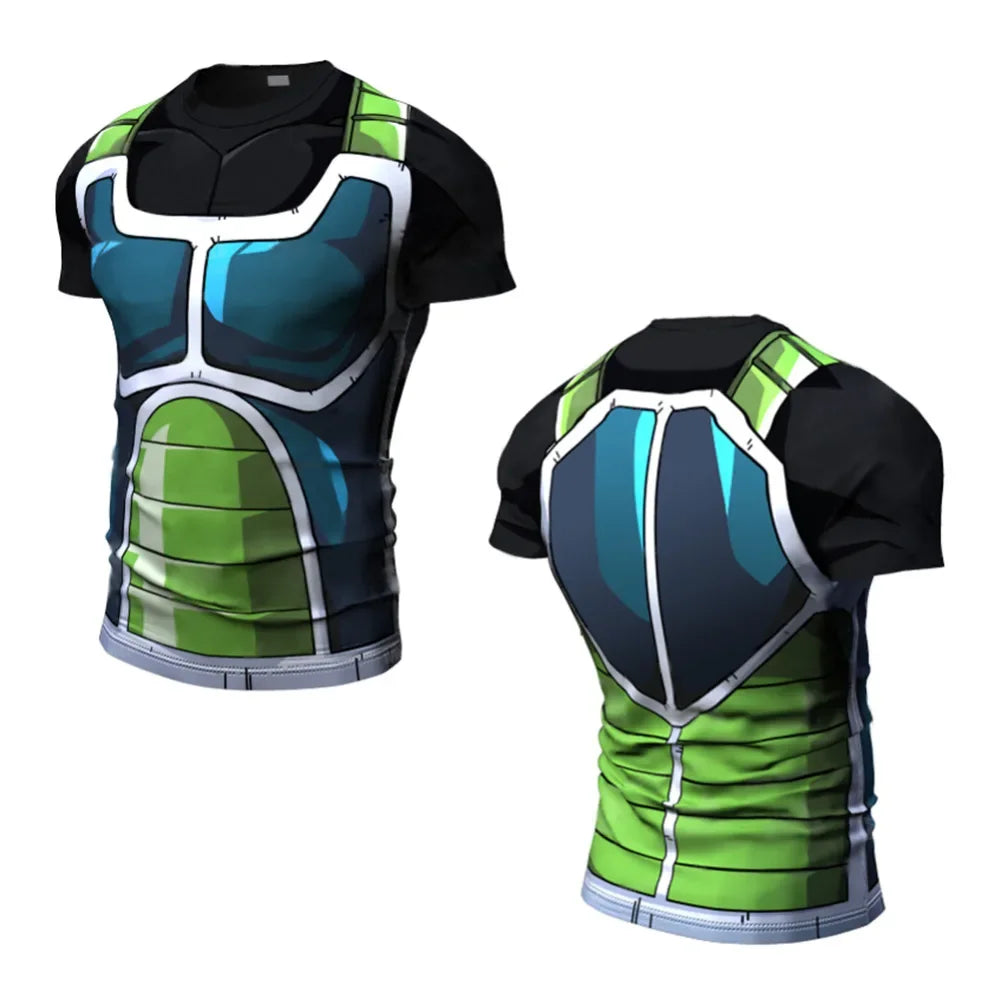 Anime Cosplay Print Gym T-Shirt