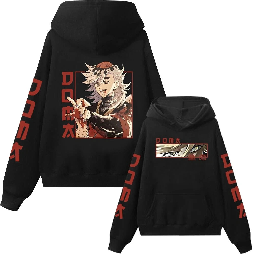 Douma Hoodie – Demon Slayer Oversized Streetwear
