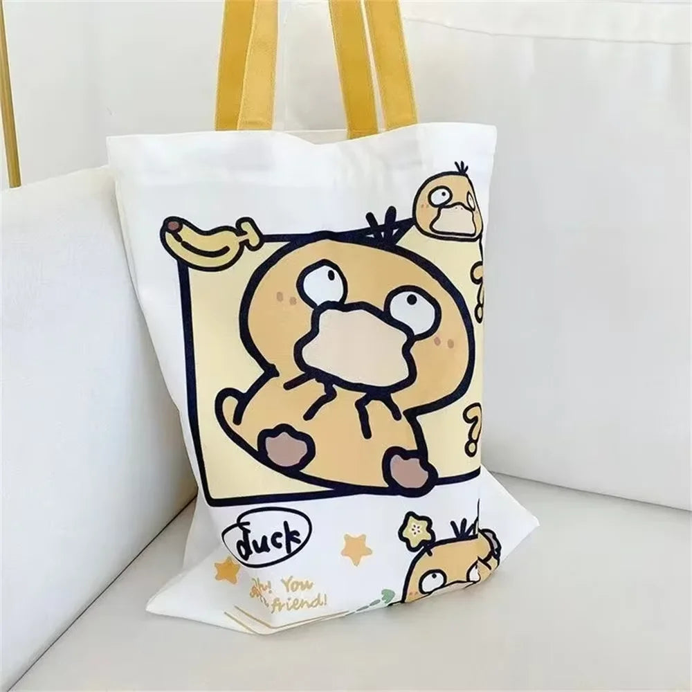 Pikachu Pokémon Canvas Shoulder Bag – Anime Tote
