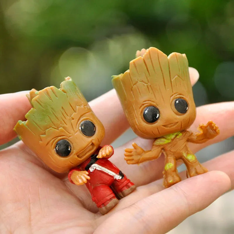 Groot Miniature Figures – 4pcs Set