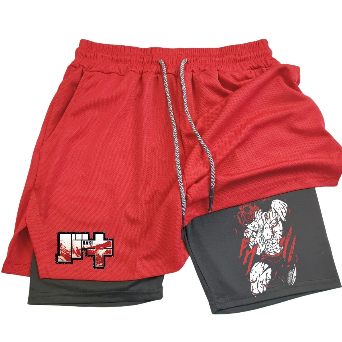 Baki Hanma Gym Shorts – Anime Fitness Shorts