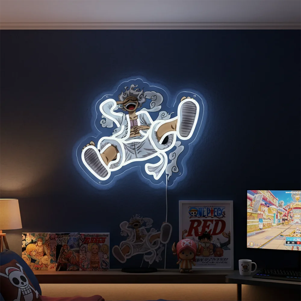 Pokémon & Dragon Ball Neon LED Light – Anime Wall Art