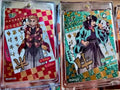 Anime Demon Slayer Kamado Nezuko Tanjiro Rengoku Kyojuro Kanroji Mitsuri Inosuke Zenitsu Game Collectible Card Toys