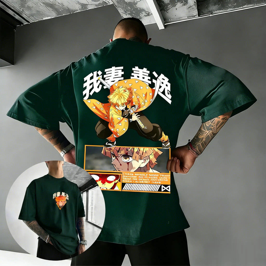 Demon Slayer Zenitsu Oversized Tee