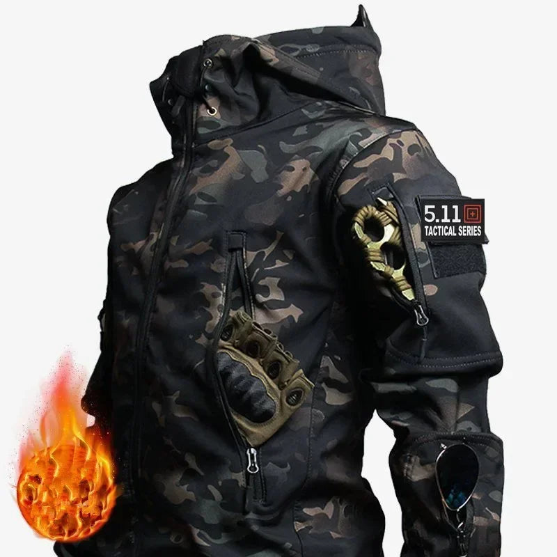 Men's Waterproof Tactical Winter Jacket