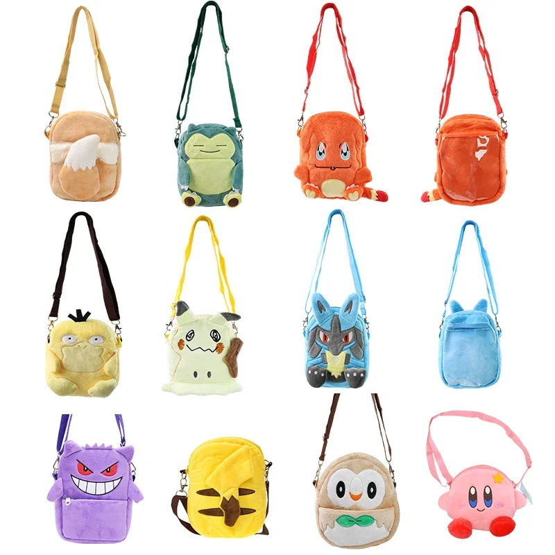 Pokémon Plush Backpack – Gengar, Snorlax, Lucario & More
