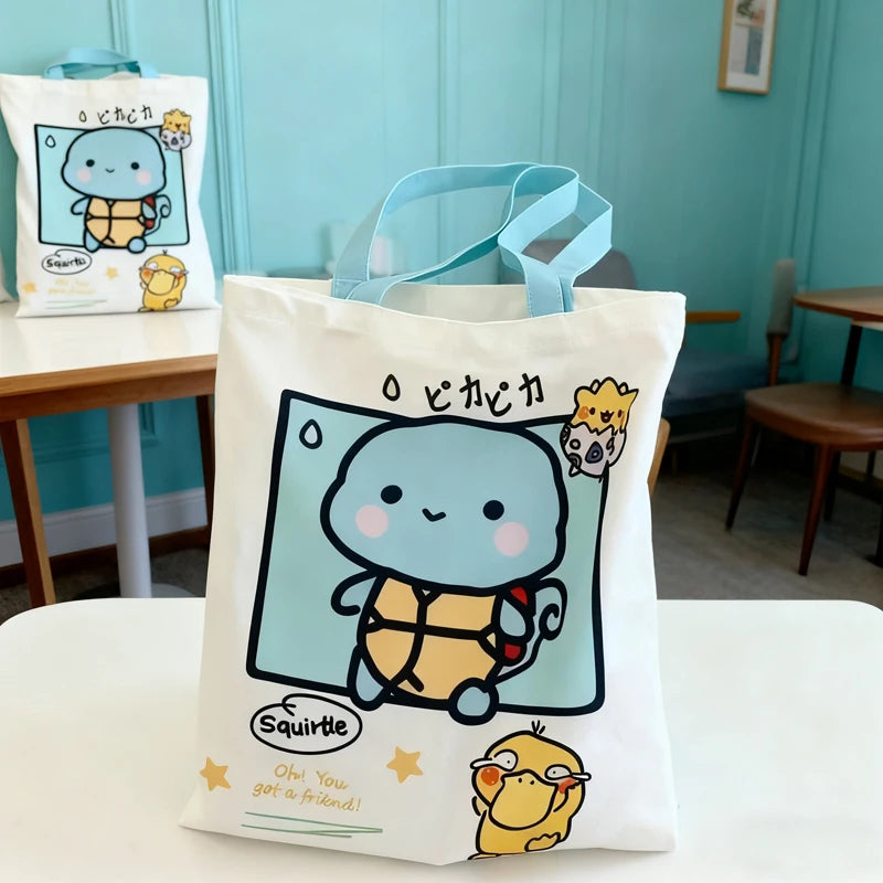 Pikachu Pokémon Canvas Shoulder Bag – Anime Tote