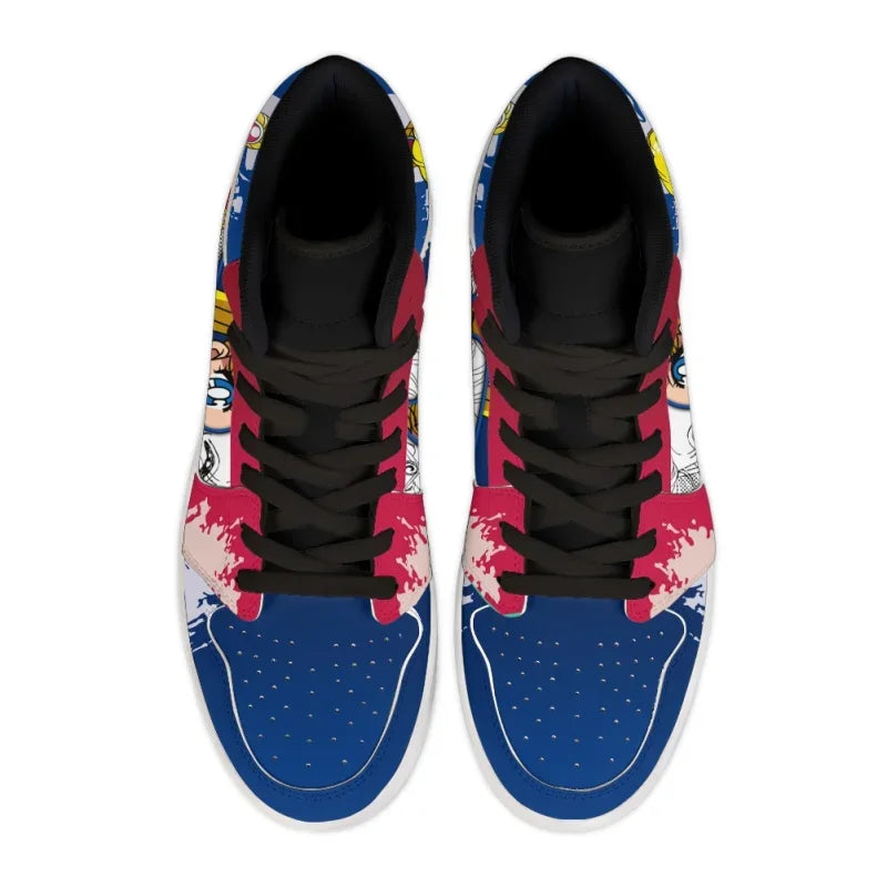 Usagi Tsukino High-Top Sneakers – Sailor Moon Anime Shoes