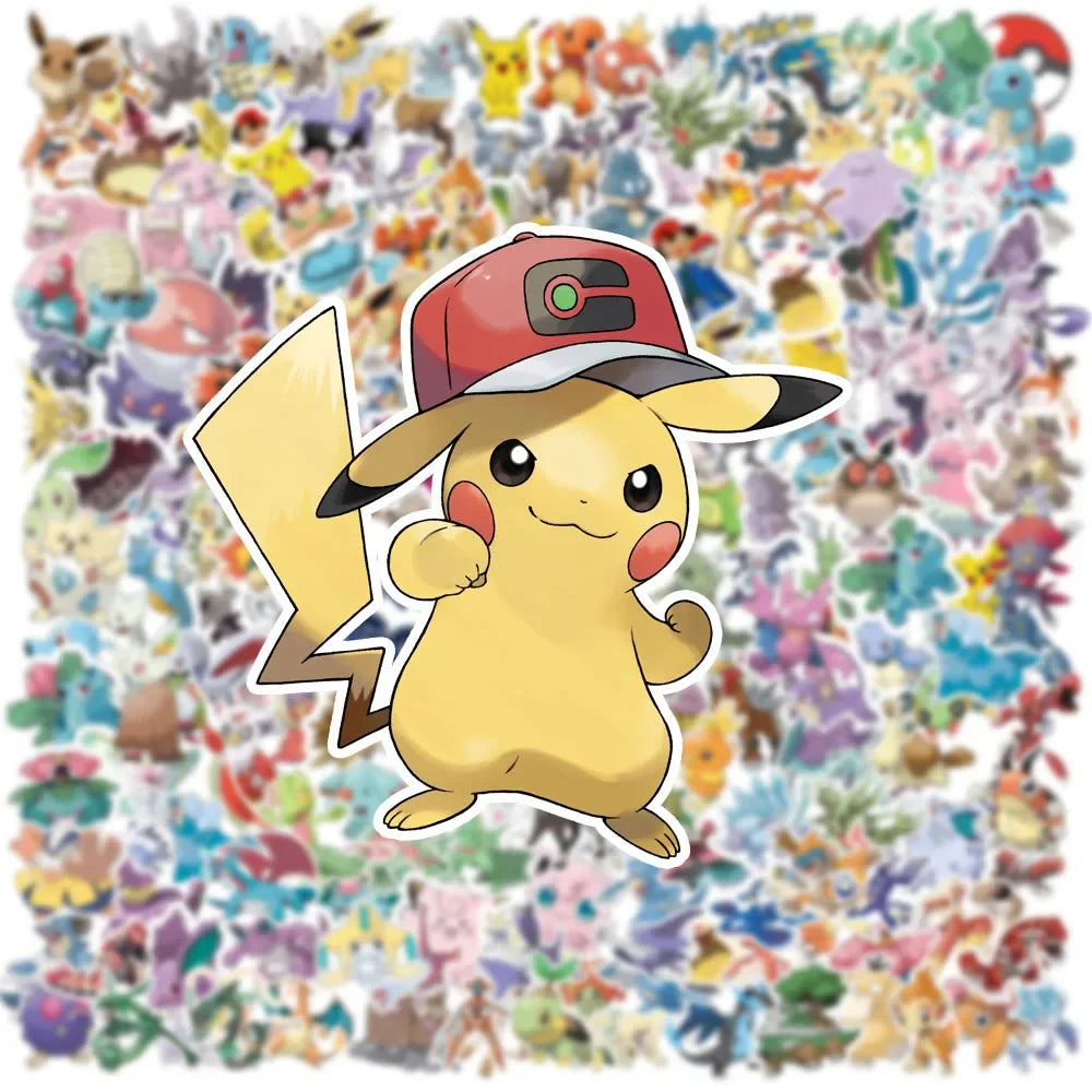 Pikachu Pokémon Sticker Pack – Bulk 100/200pcs