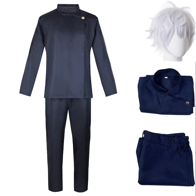 Gojo Satoru Cosplay Costume – Jujutsu Kaisen High School Uniform