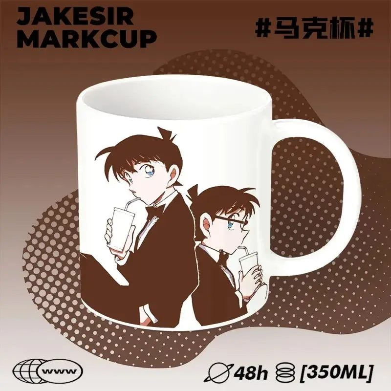Detective Conan Ceramic Mug – Anime Coffee Cup