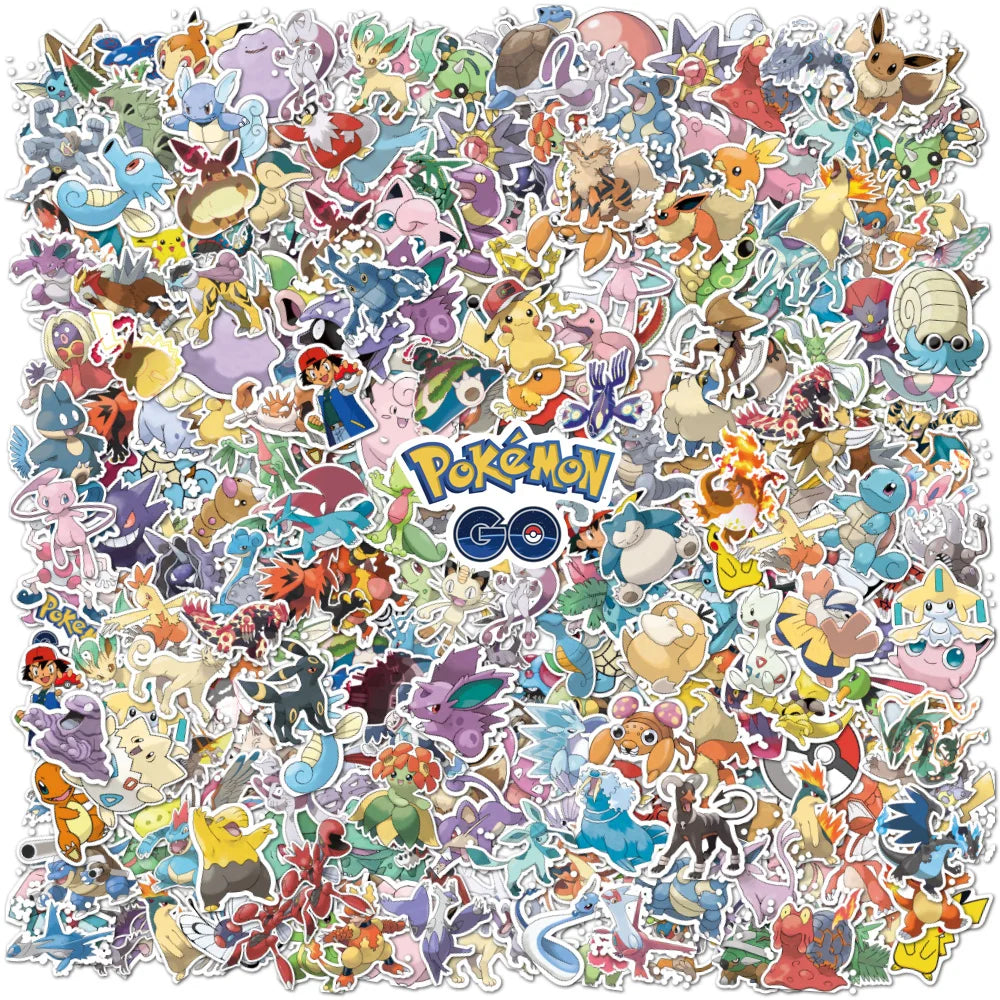 Pikachu Pokémon Sticker Pack – Bulk 100/200pcs