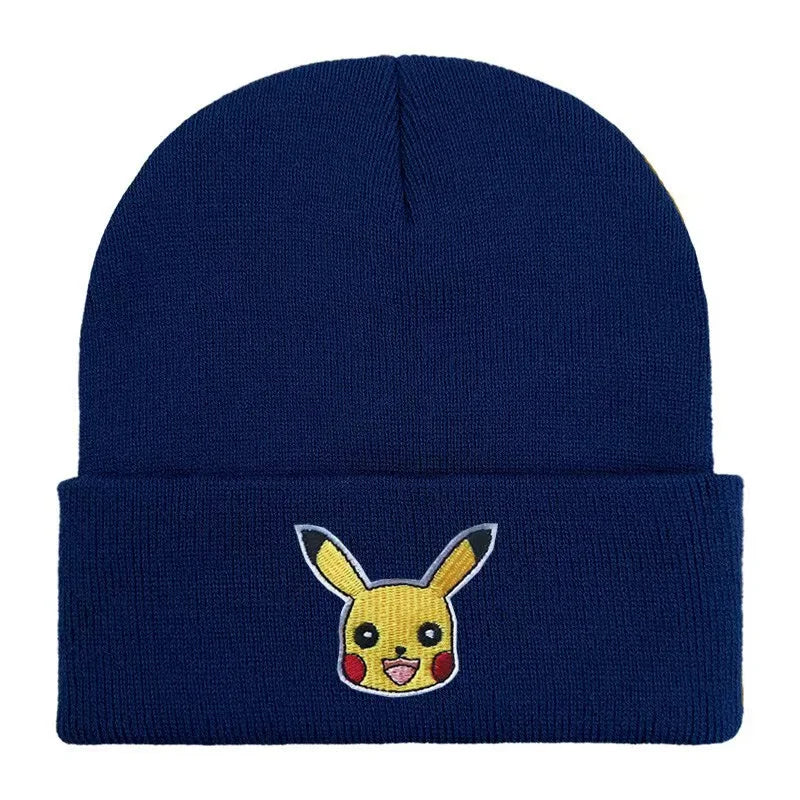 Pokémon Embroidered Beanie – Anime Winter Hat