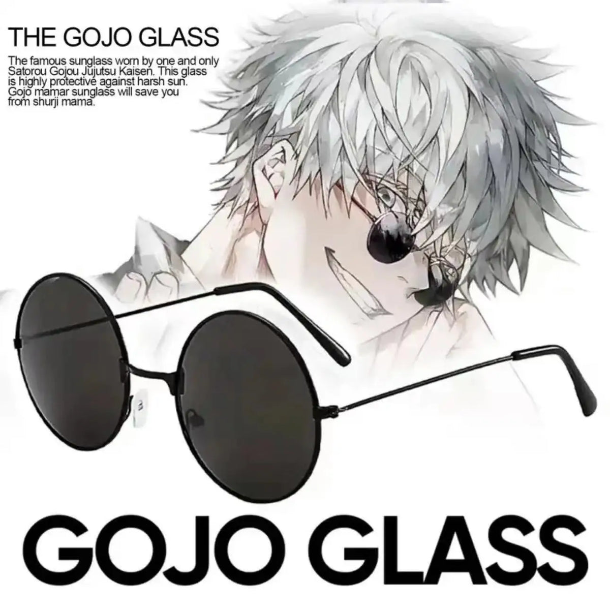 Gojo Satoru Sunglasses – Jujutsu Kaisen Cosplay Glasses