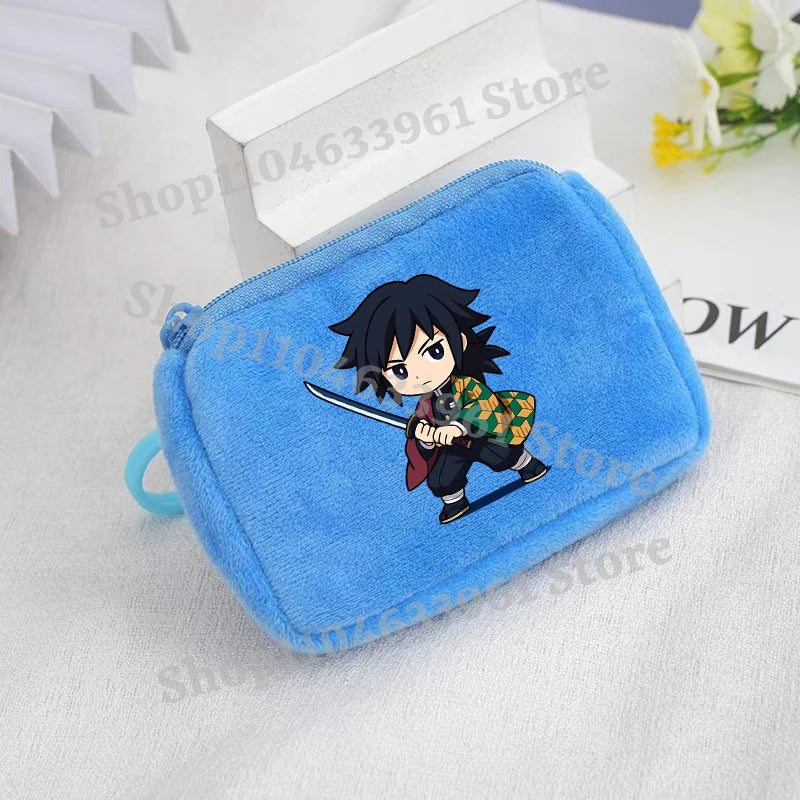 Demon Slayer Coin Purse – Anime Plush Mini Wallet