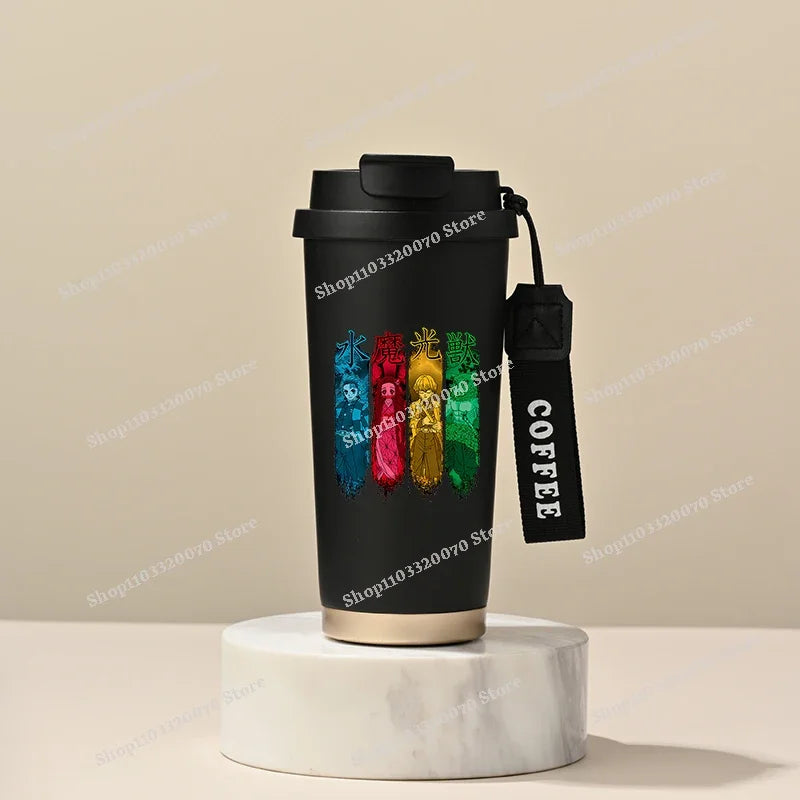 Demon Slayer Stainless Steel Tumbler – Anime Water Bottle