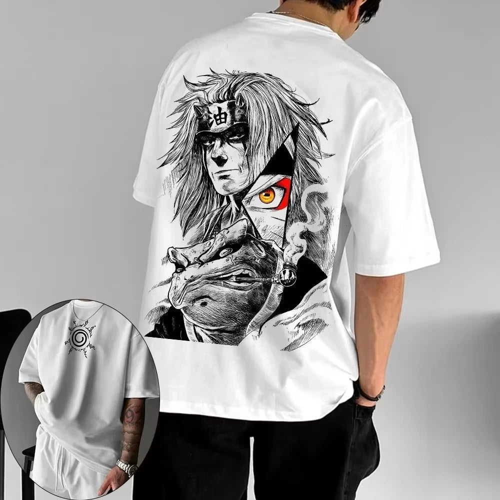 Jiraiya Retro T-Shirt – Naruto Anime Tee
