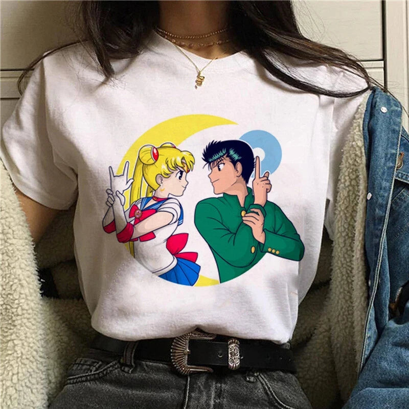 Sailor Moon 90s Retro T-Shirt – Anime Graphic Tee