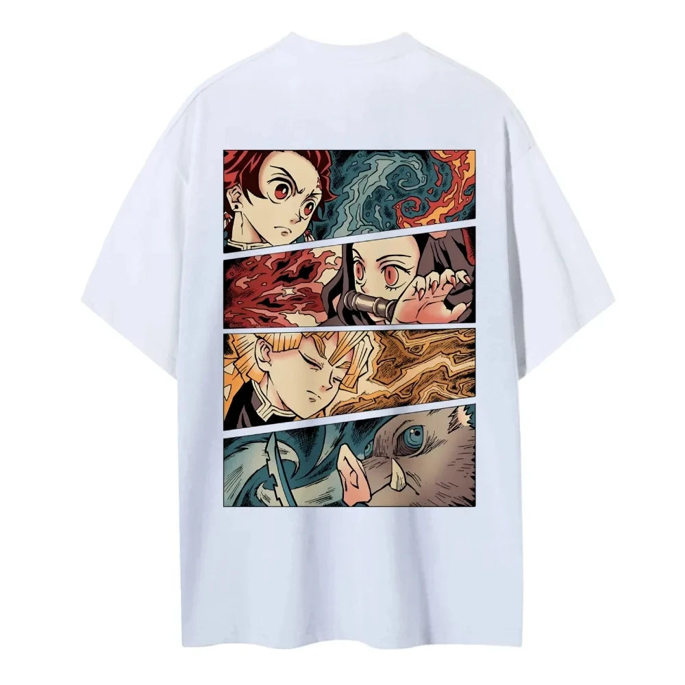 Demon Slayer Short-Sleeve Sports T-Shirt – Anime Tee
