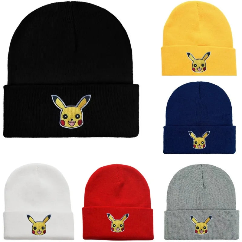 Pokémon Embroidered Beanie – Anime Winter Hat