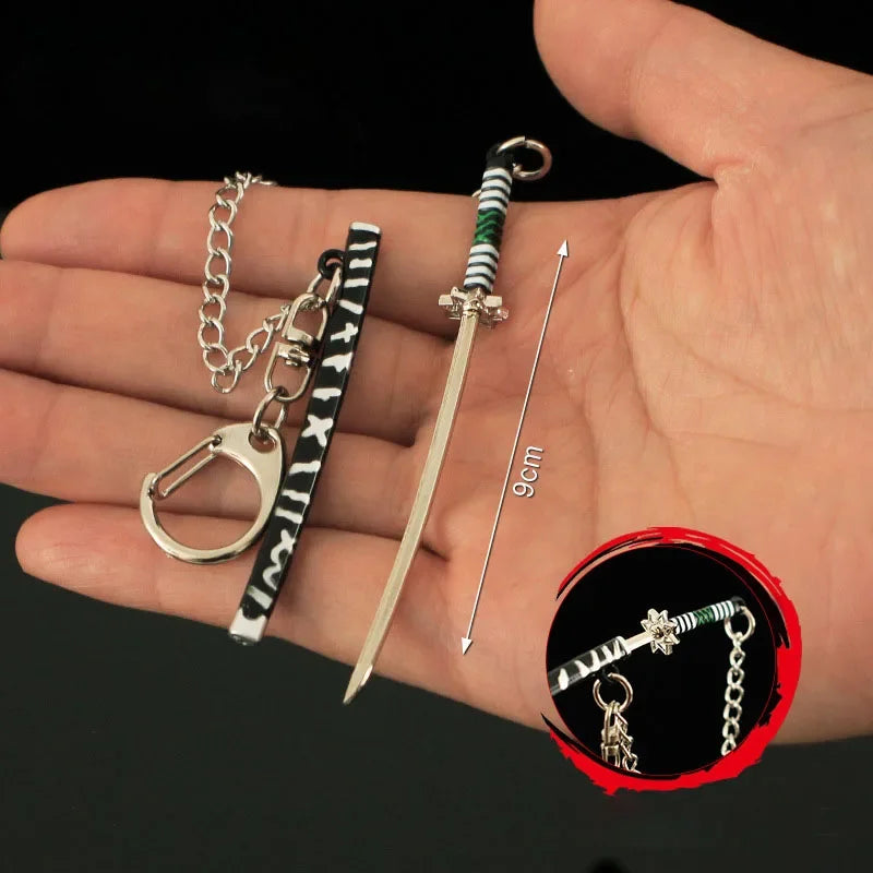 Demon Slayer Mini Katana Keychain 9cm – Tanjiro & Inosuke