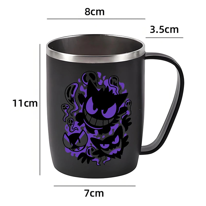 Gengar Stainless Steel Mug 450ml – Pokémon Coffee Cup