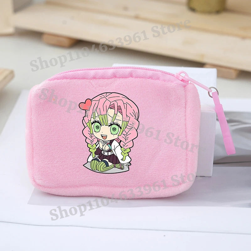 Demon Slayer Coin Purse – Anime Plush Mini Wallet