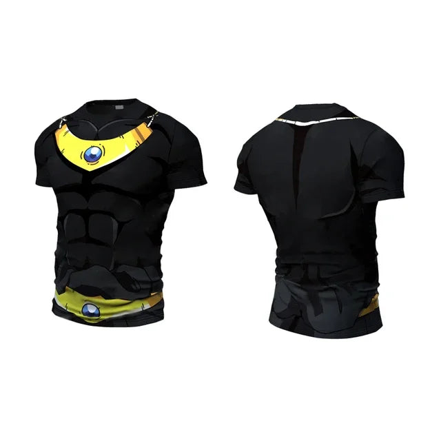 Anime Cosplay Print Gym T-Shirt