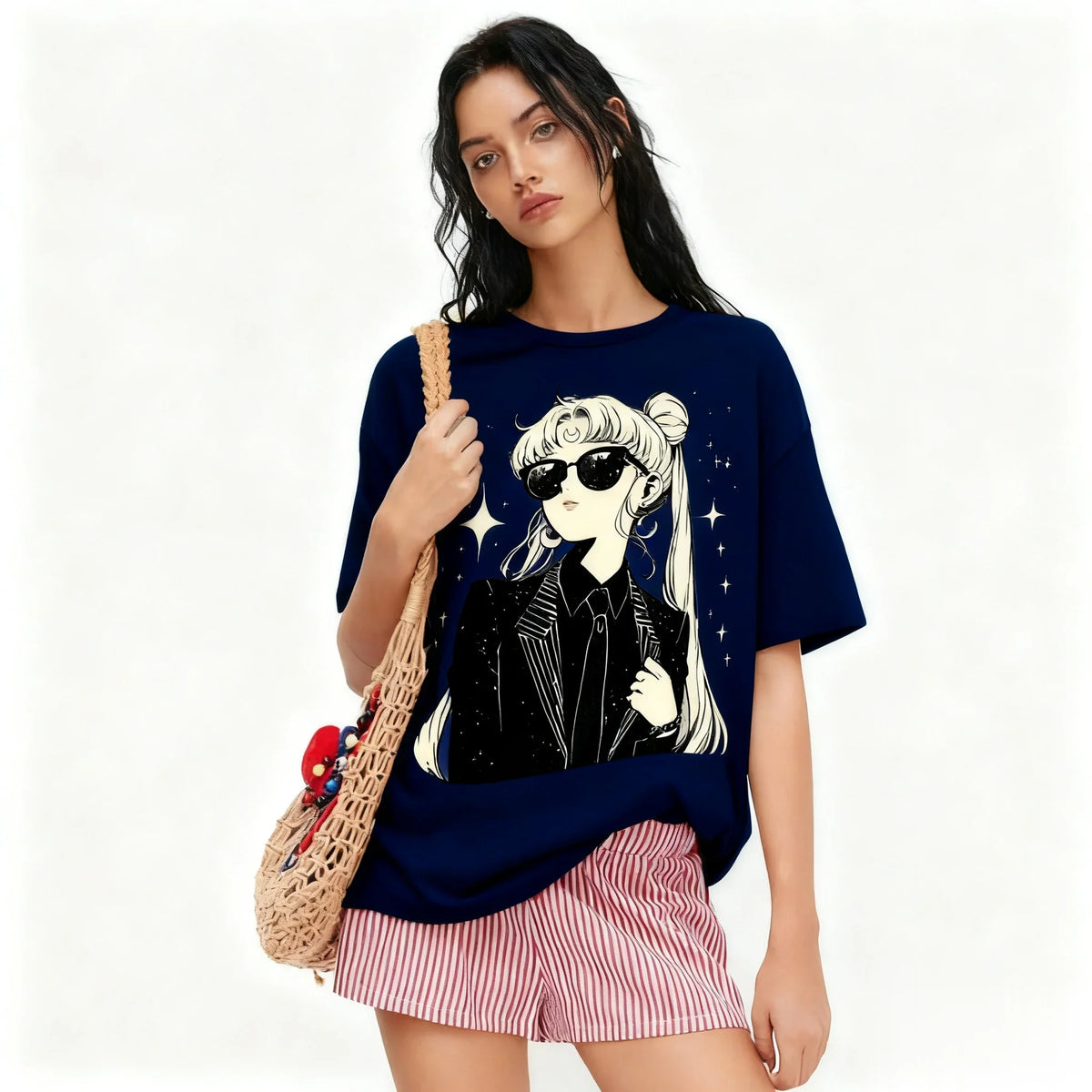Sailor Moon Vintage T-Shirt – Oversized Anime Tee