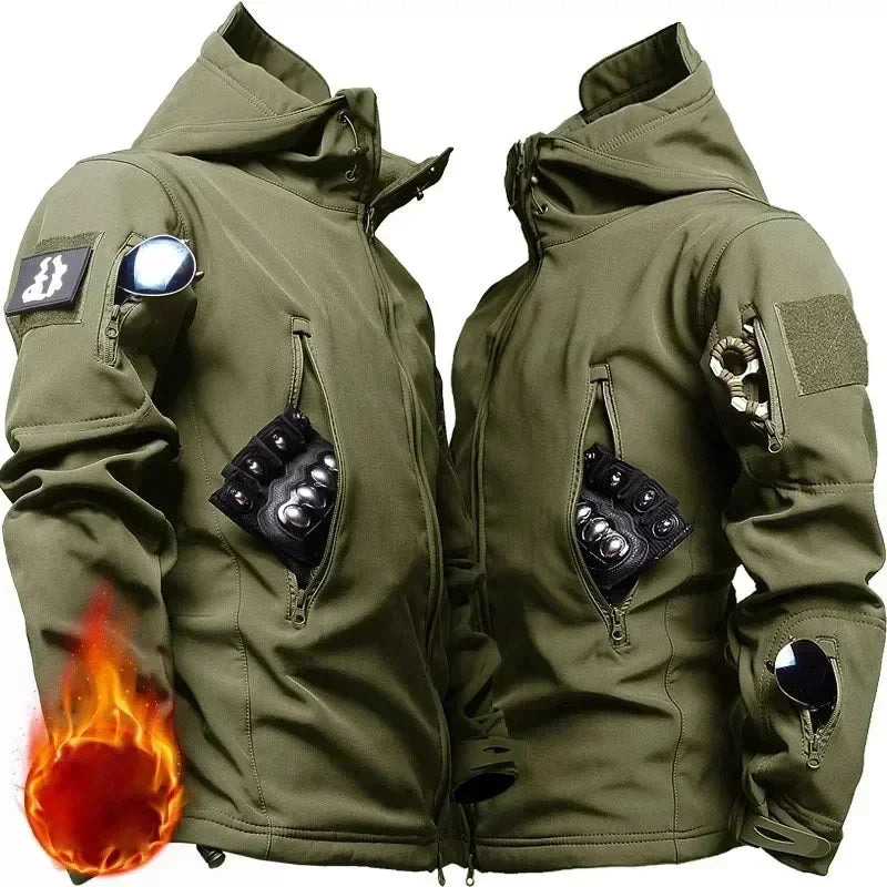 Men's Waterproof Tactical Winter Jacket