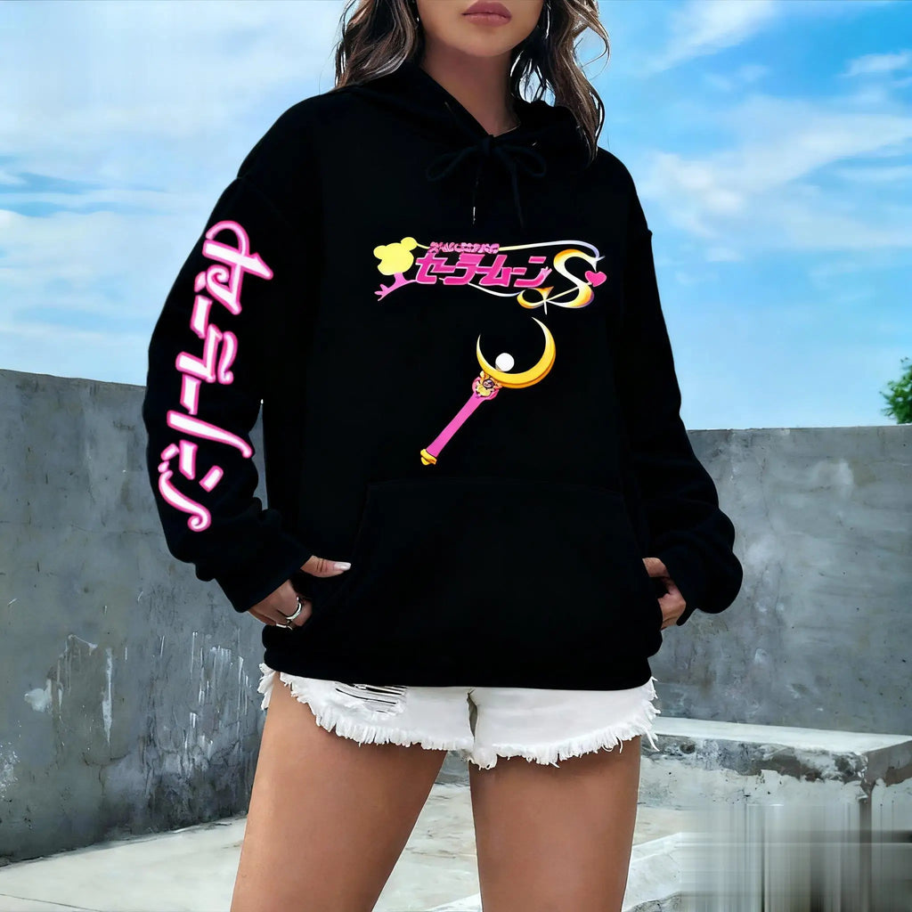 Sailor Moon Anime Hoodie – Japanese Print Sweatshirt