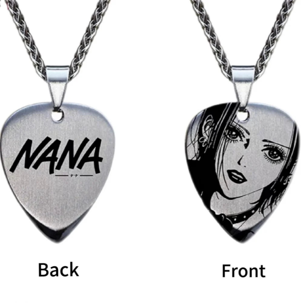 NANA Guitar Pick Necklace – Anime Rock Choker