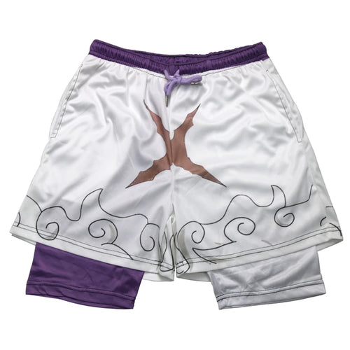 Anime 3D Print 2-in-1 Gym Shorts