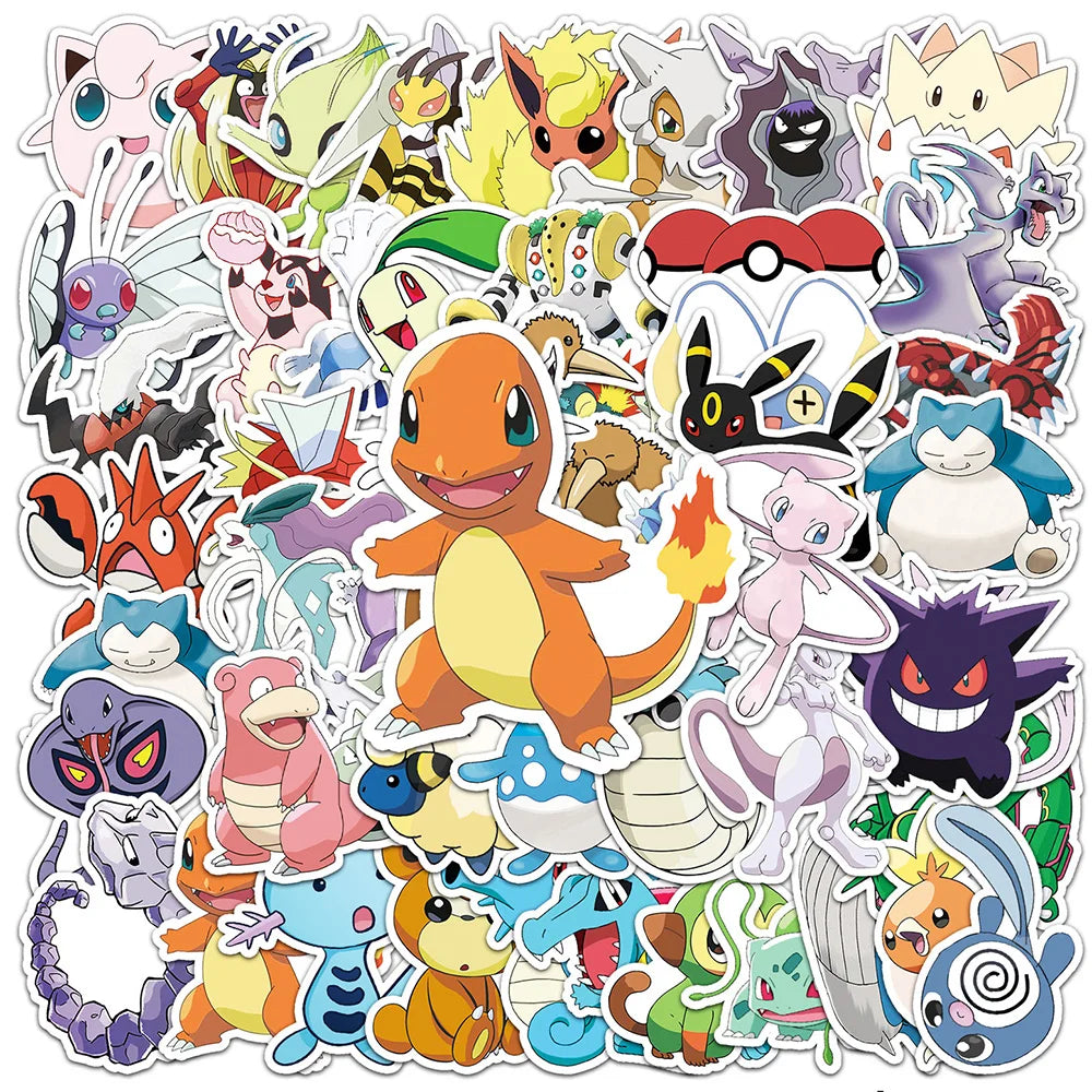 Pikachu Pokémon Decal Pack – Waterproof Stickers