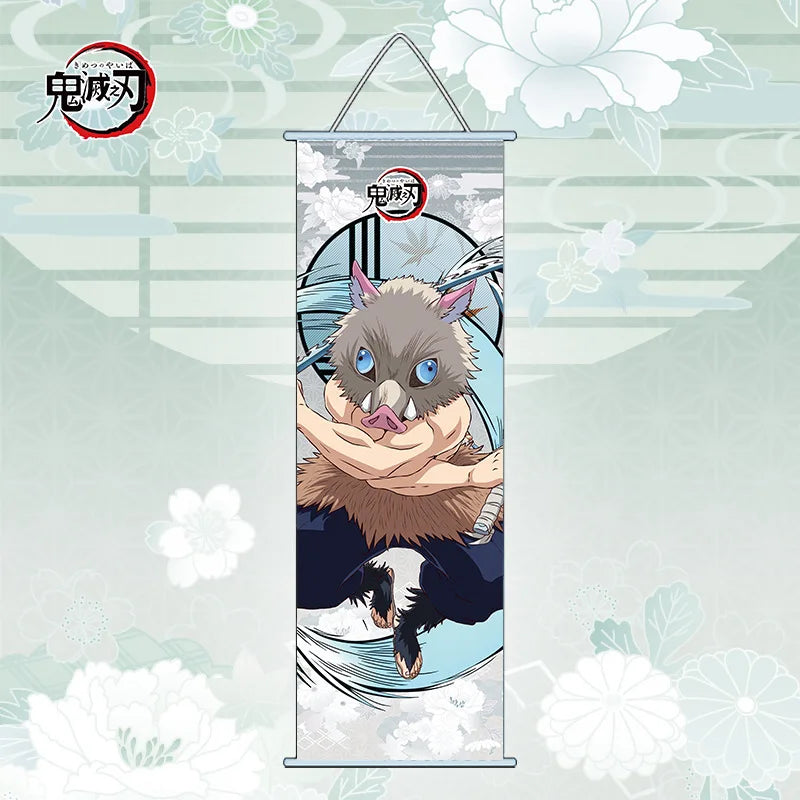 Nezuko Scroll Poster – Demon Slayer Anime Wall Art