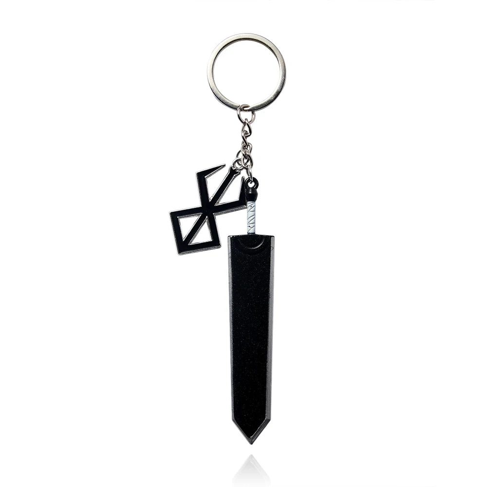 Guts Brand Keychain – Berserk Anime Pendant