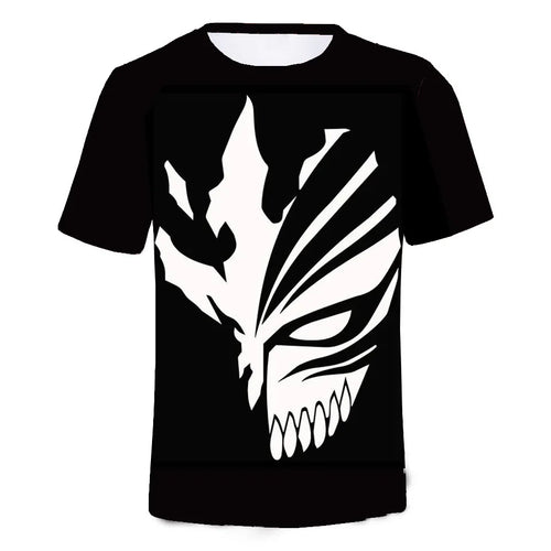 Summer Anime Bleach 3D Printed T-shirt Harajuku Hip Hop Tee Tops Men Women Casual O-Neck Short Sleeve Streetwear T-shirt