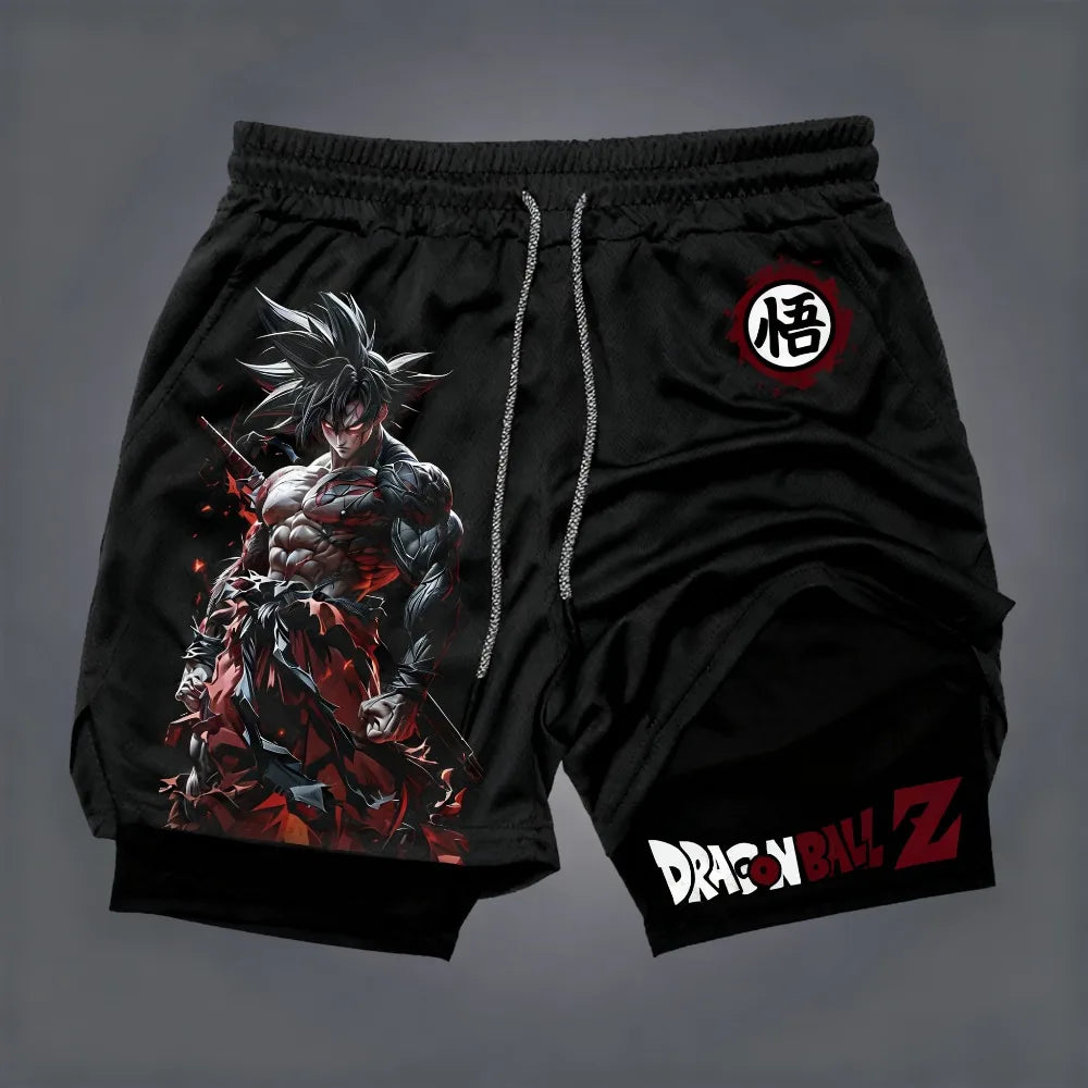 Goku Black Athletic Shorts – Dragon Ball Anime Shorts